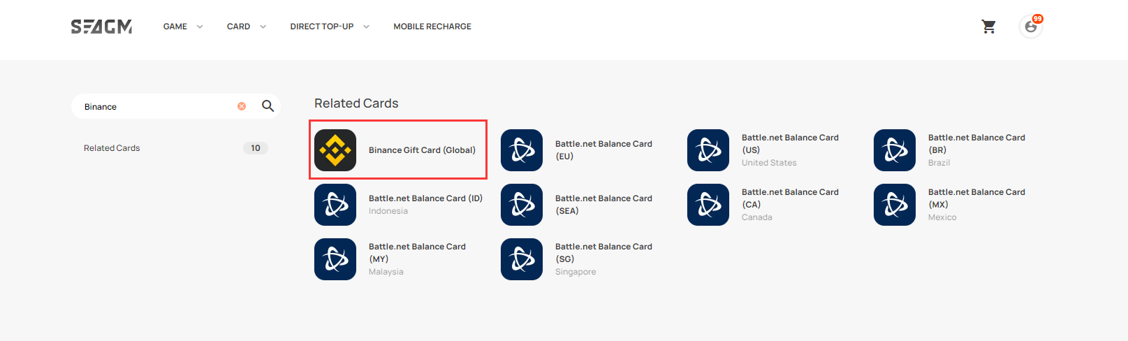 How To Purchase The Binance Gift Card Global From Seagm Seagm