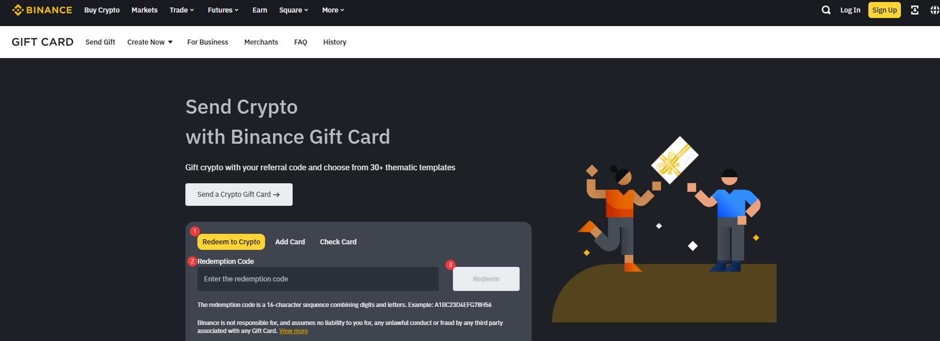 How To Redeem The Binance Gift Card Global Purchased From Seagm