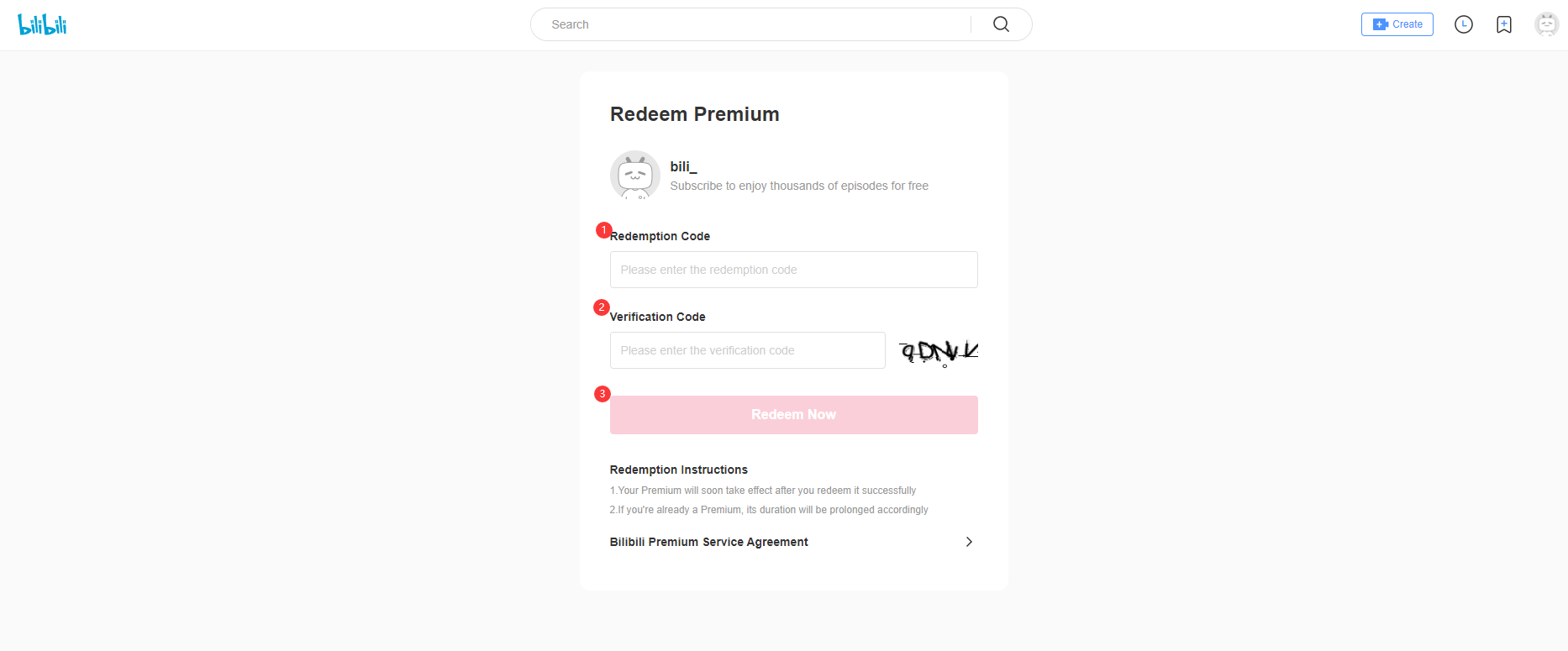 How to redeem Bilibili Premium Membership purchased from SEAGM? SEAGM