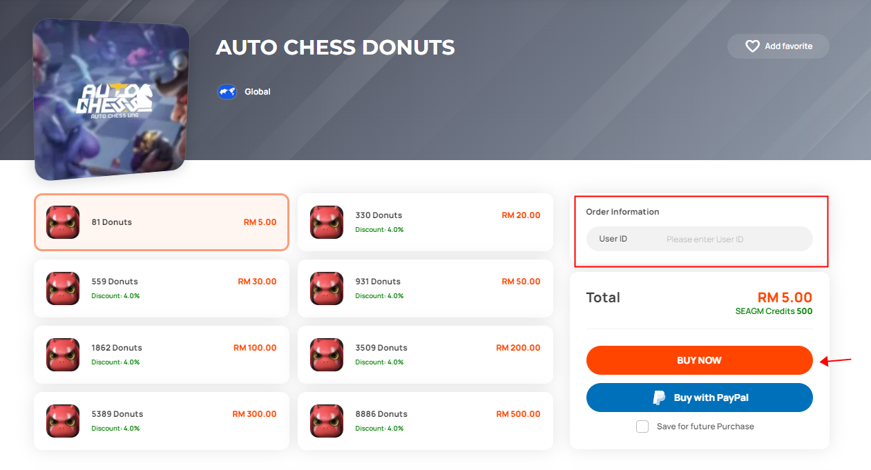 Auto Chess Online Store  Top Up & Prepaid Codes - SEAGM