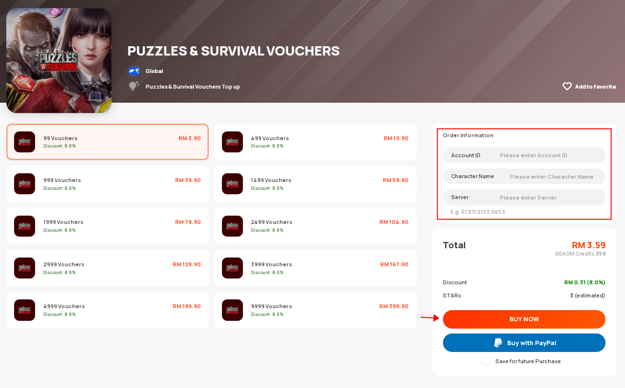 How to topup Puzzles & Survival Vouchers in SEAGM? – SEAGM English Article  site