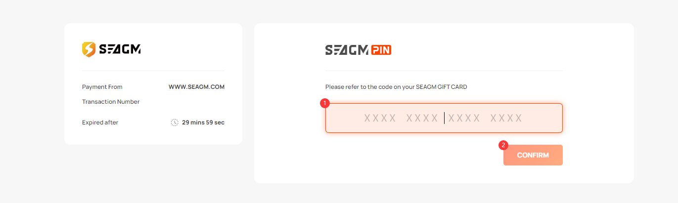 How to redeem SEAGM Gift Card purchased from SEAGM? – SEAGM English Article  site