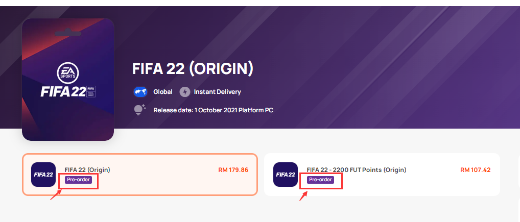 Buy FIFA 23 (Origin) - Digital Prepaid Code - SEAGM