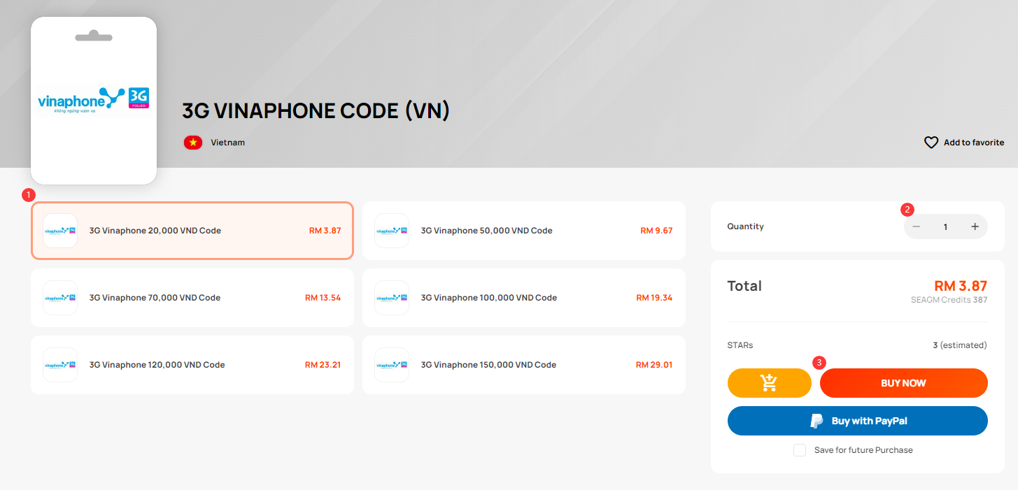 How To Purchase The 3G Vinaphone [VN] Code From SEAGM? – SEAGM English ...