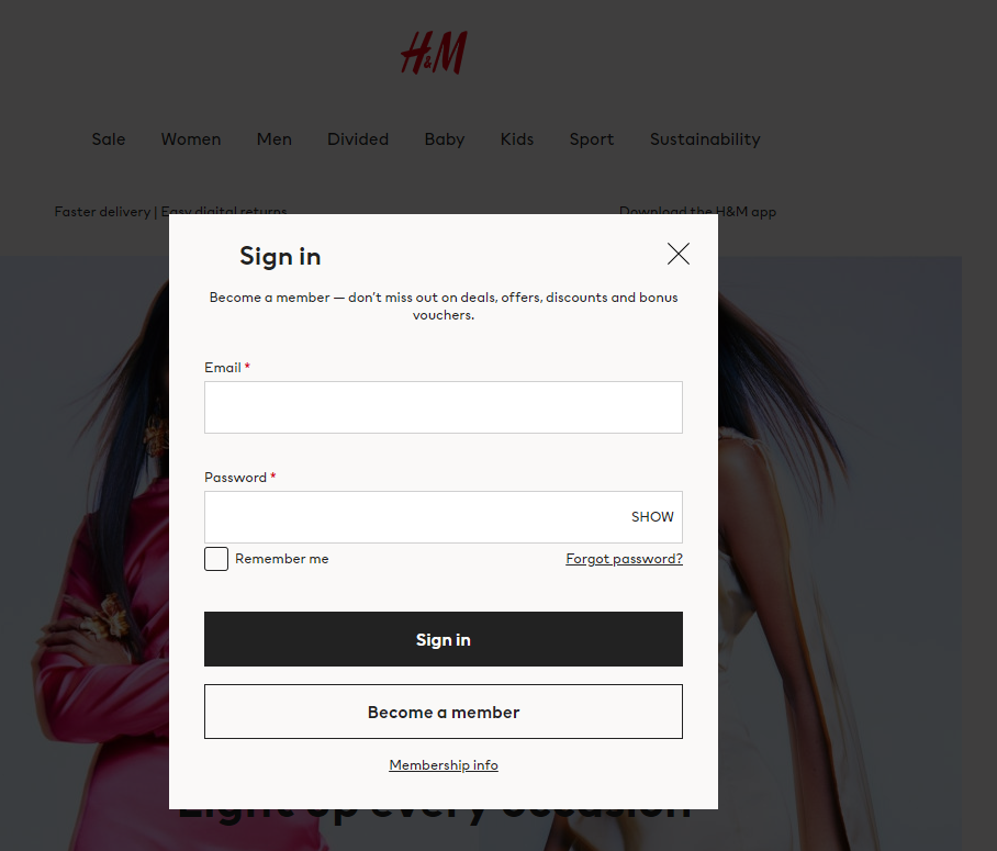 Official website hotsell of h&m