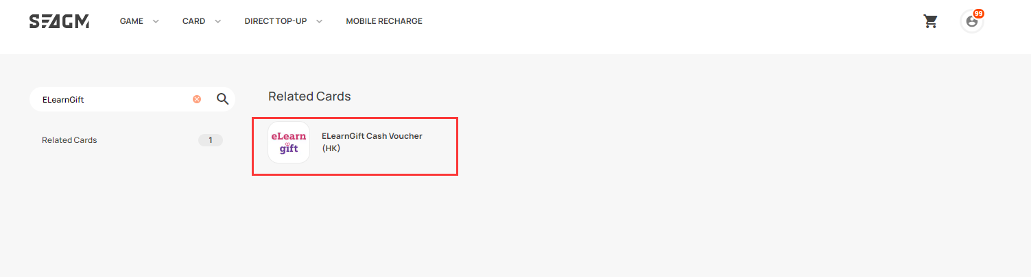 How to purchase the ELearnGift Cash Voucher [HK] from SEAGM? – SEAGM  English Article site