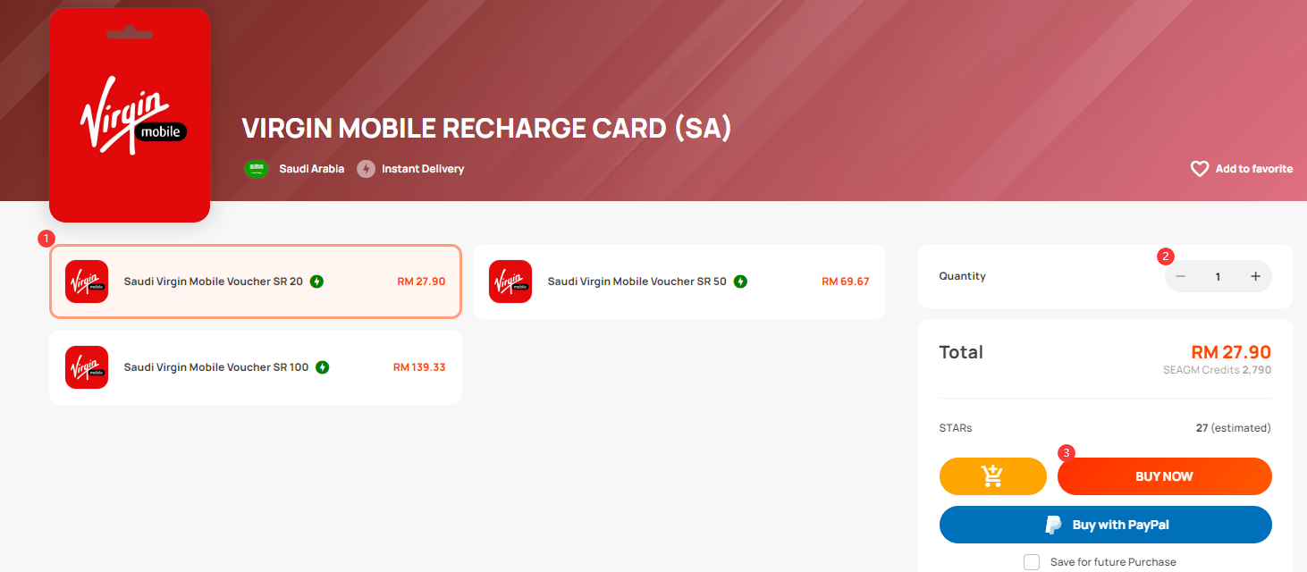 How to purchase the Virgin Mobile Recharge Card [SA] from SEAGM ...