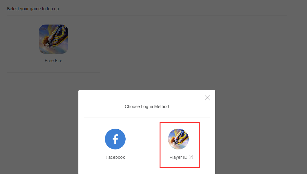 How to change free fire facebook login account