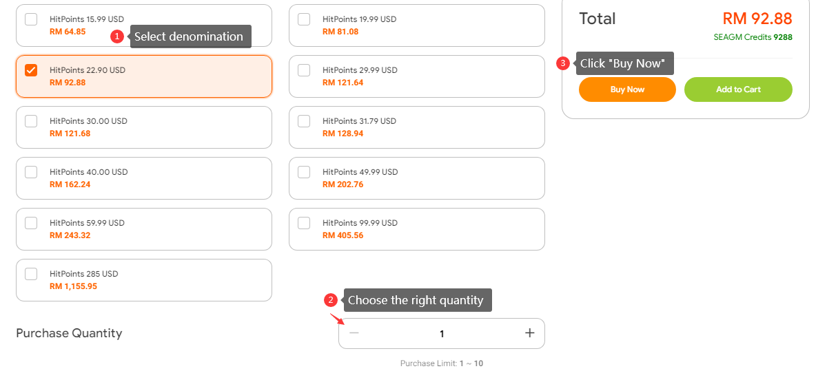 How To Buy Hitpoints Usd At Seagm Seagm English Article Site