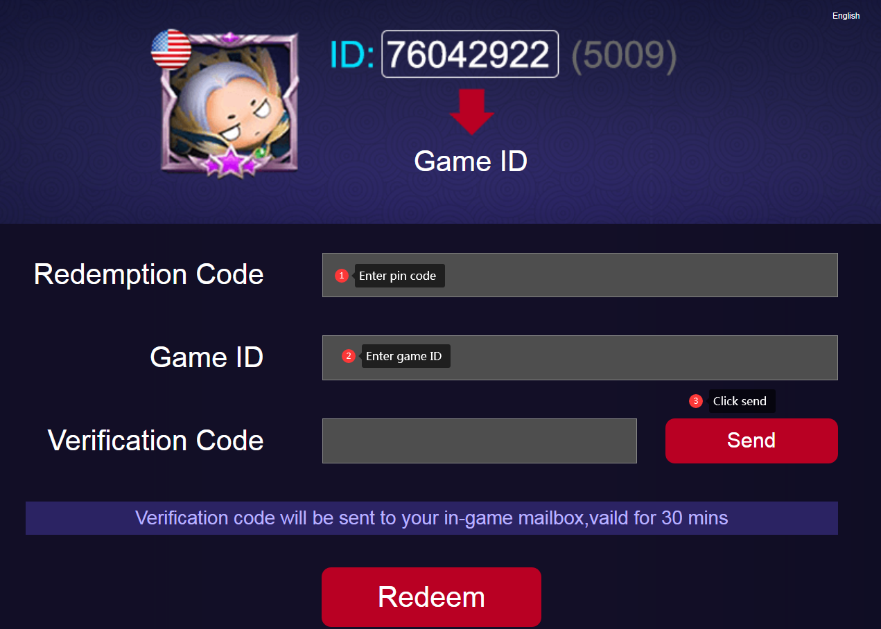 How to redeem redemption code